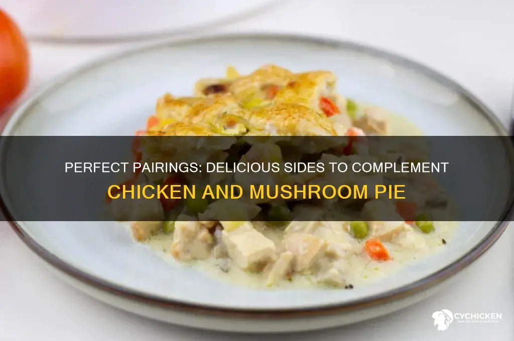 what sides go with chicken and mushroom pie