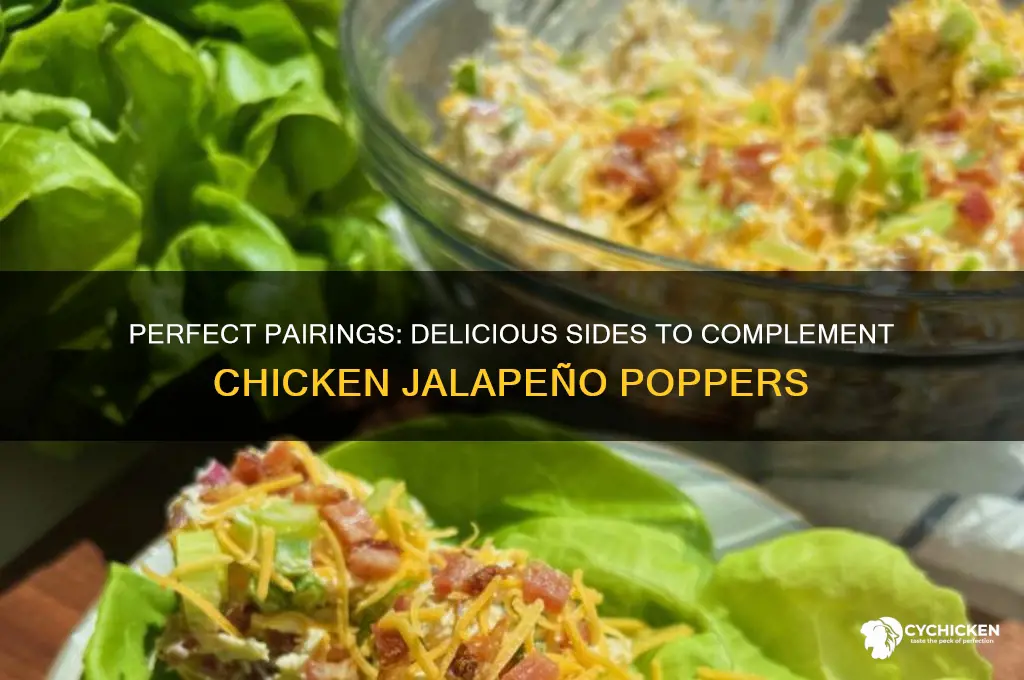 what sides go with chicken jalapeno popper