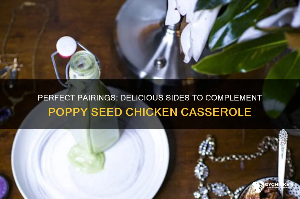 what sides go with poppy seed chicken casserole