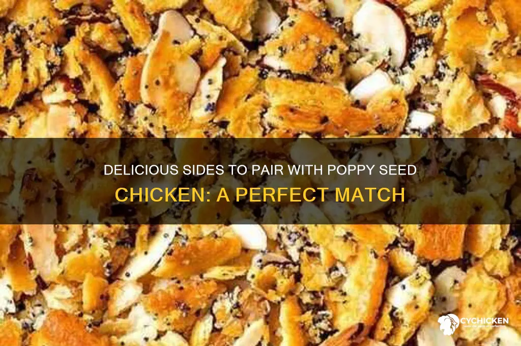 what sides go with poppy seed chicken