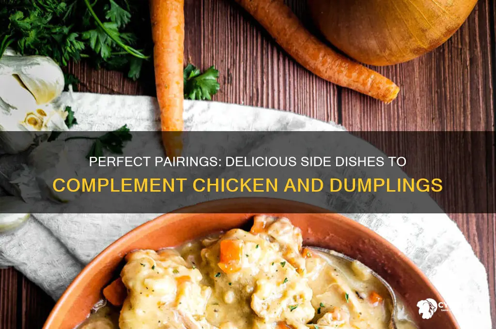 what sides goes with chicken and dumplings