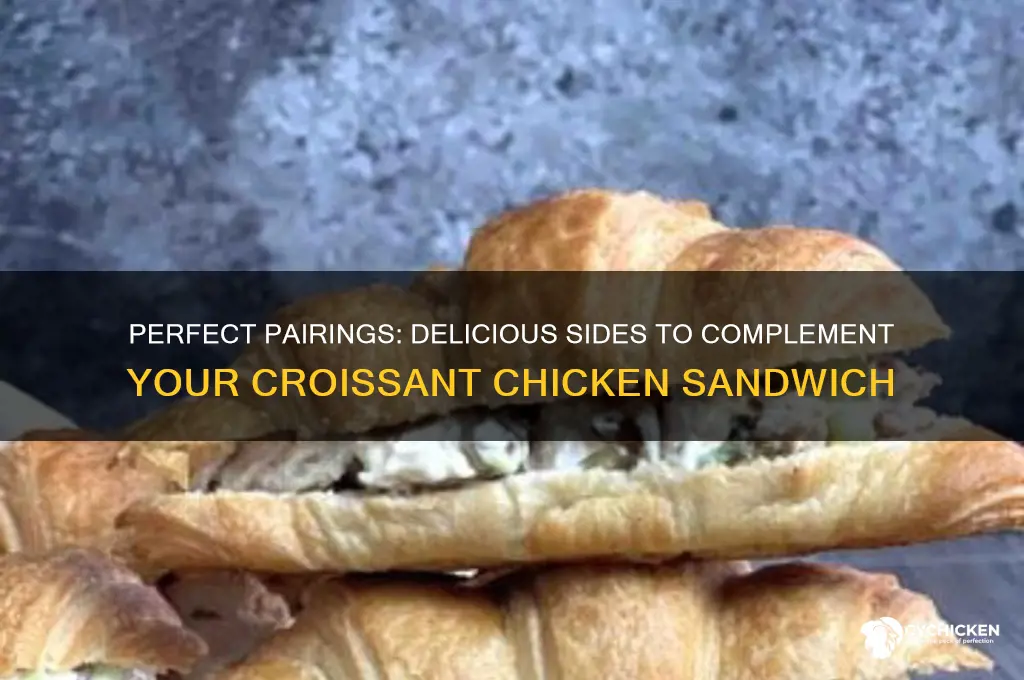 what sides goes with crossiant chicken sandwiches