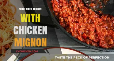 Perfect Pairings: Delicious Sides to Elevate Your Chicken Mignon Dinner