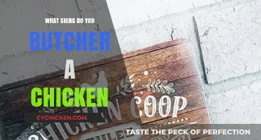How to Recognize the Right Time to Butcher a Chicken