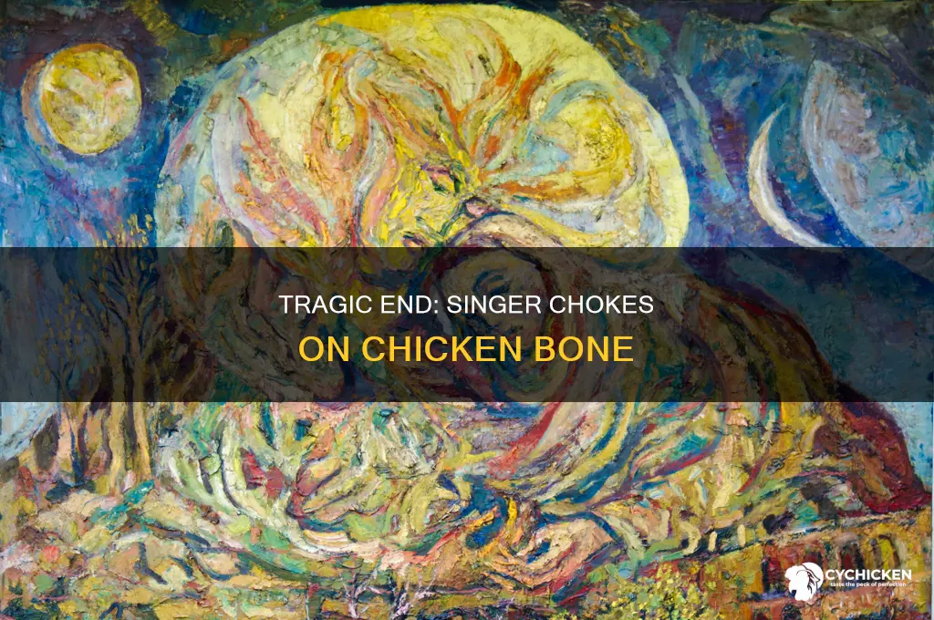 what singer died from choking on a chicken bone