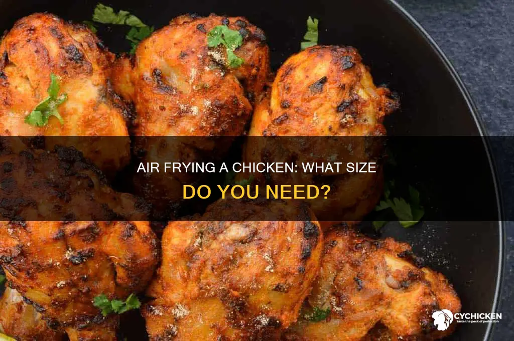 what size air fryer do i need for a chicken