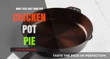 Perfect Cast Iron Size for a Flaky Chicken Pot Pie Crust