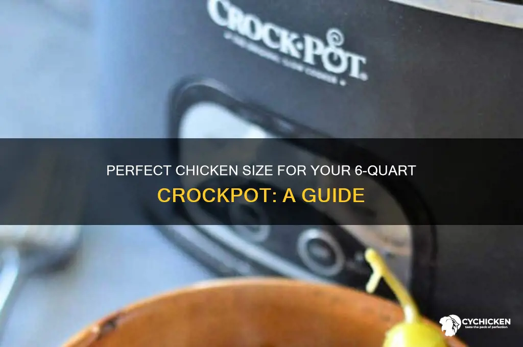 what size chicken for 6 qt crockpot