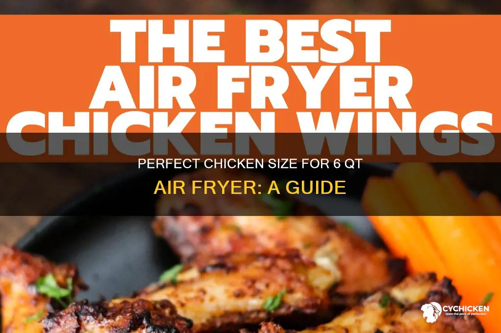 what size chicken in 6 qt air fryer
