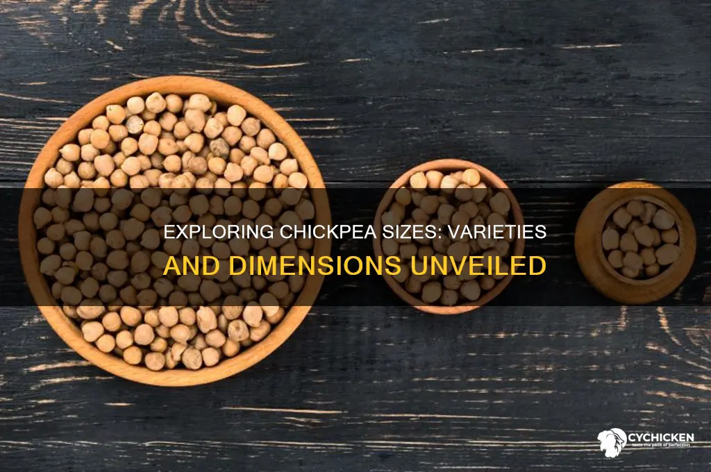what size does chick pea come in