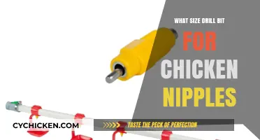 Choosing the Right Drill Bit Size for Chicken Waterer Nipples