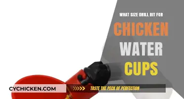 Choosing the Right Drill Bit Size for Chicken Water Cups