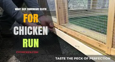 Choosing the Right Hardware Cloth Size for Your Chicken Run
