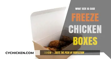 Case Freeze Chicken Boxes: Understanding the Perfect Size for Storage