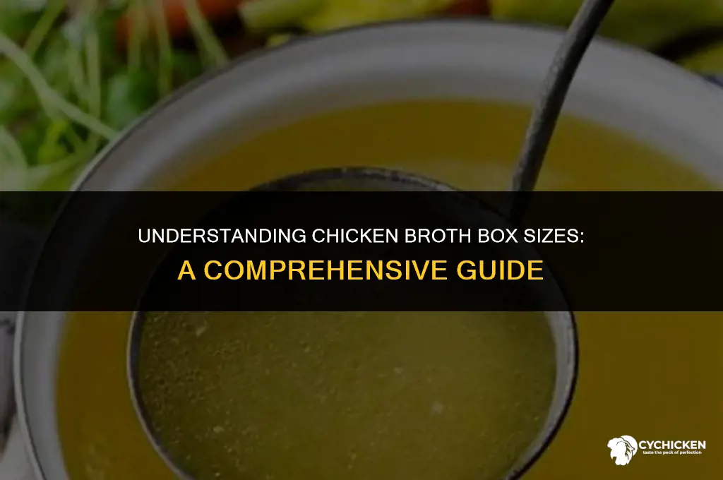 what size is chicken broth boxes