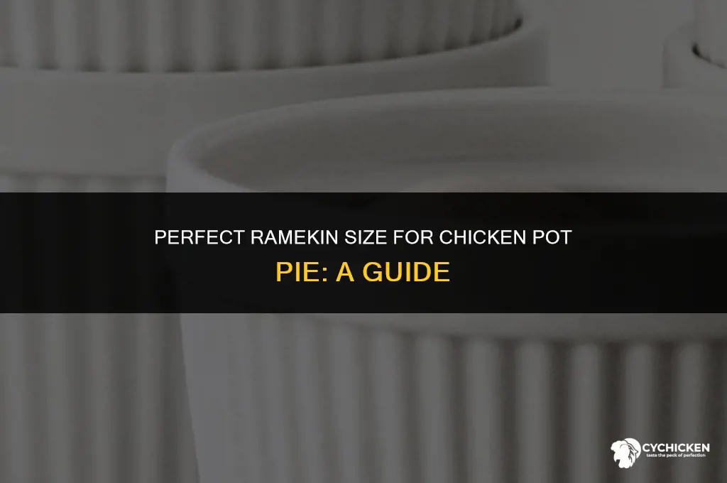 what size ramekin for chicken pot pie