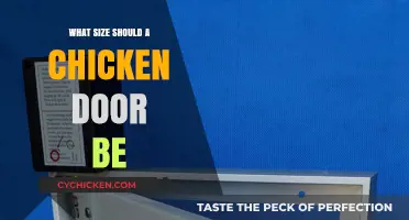 Choosing the Perfect Chicken Coop Door Size for Happy Hens