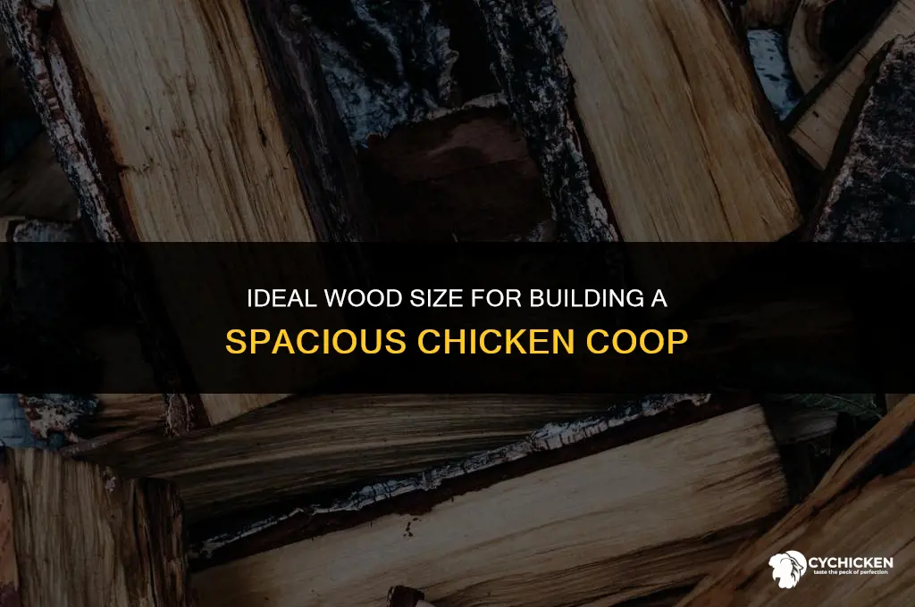 what size wood for chicken coop