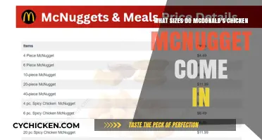McDonald's Chicken McNuggets: Sizing Options and More