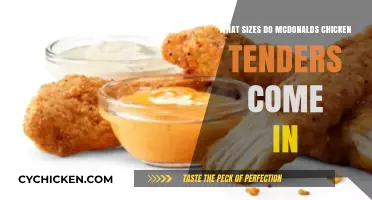 McDonald's Chicken Tenders Sizes: A Complete Guide to Portions