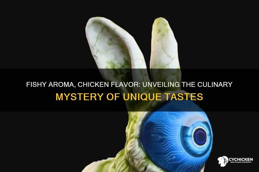 what smells like fish and tastes like chicken