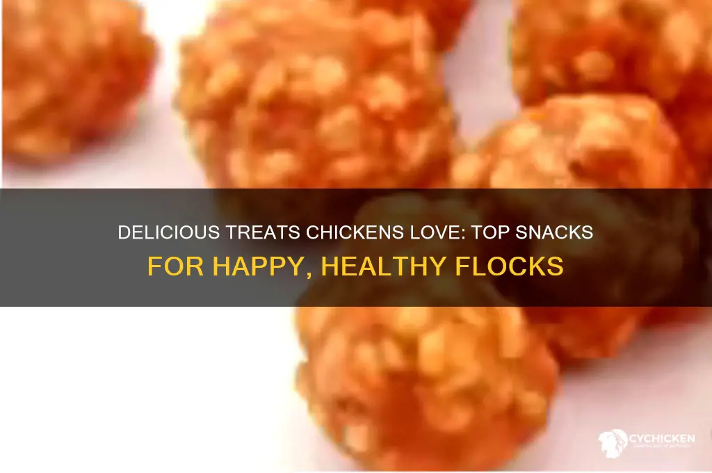 what snacks do chicken like