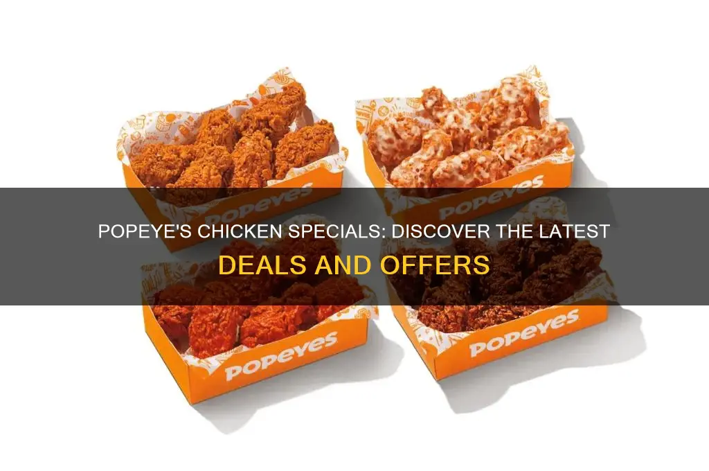 what specials are at popeye