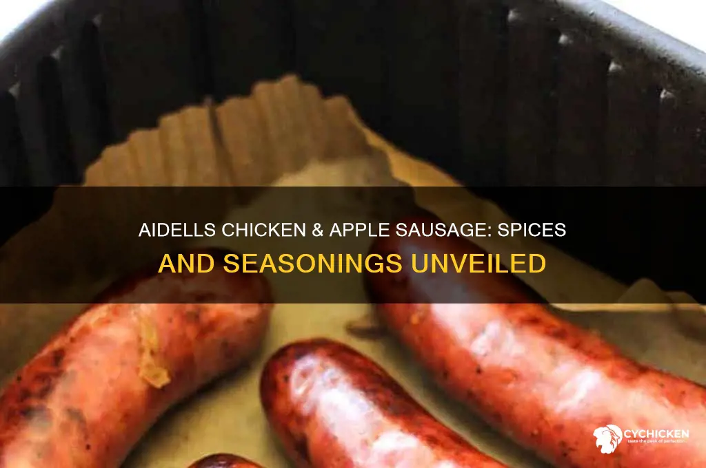 what spices are in aidells chicken and apple sausage