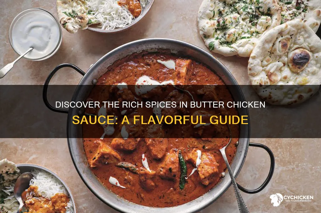 what spices are in butter chicken sauce