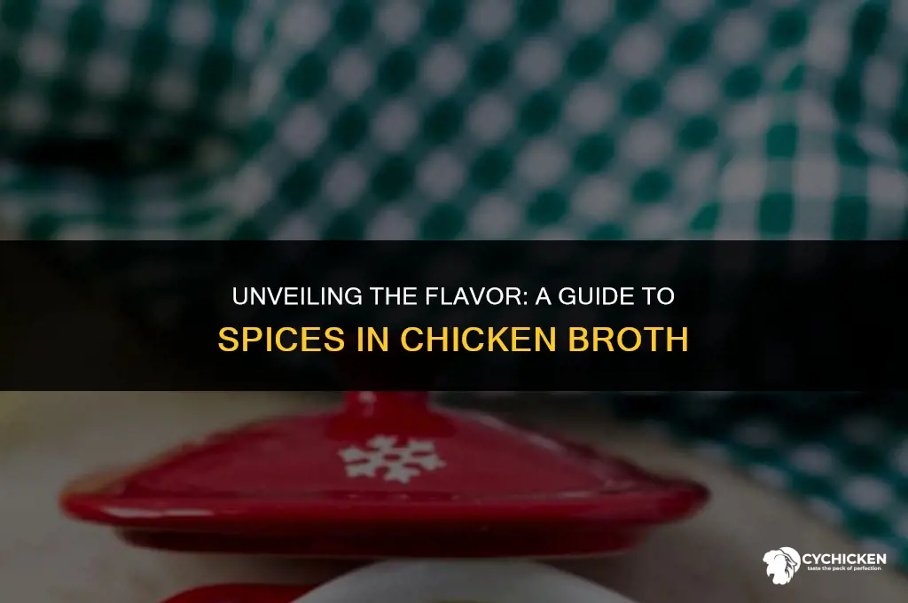 what spices are in chicken broth