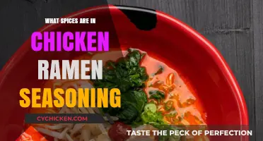 Unveiling the Flavorful Secrets: Spices in Chicken Ramen Seasoning