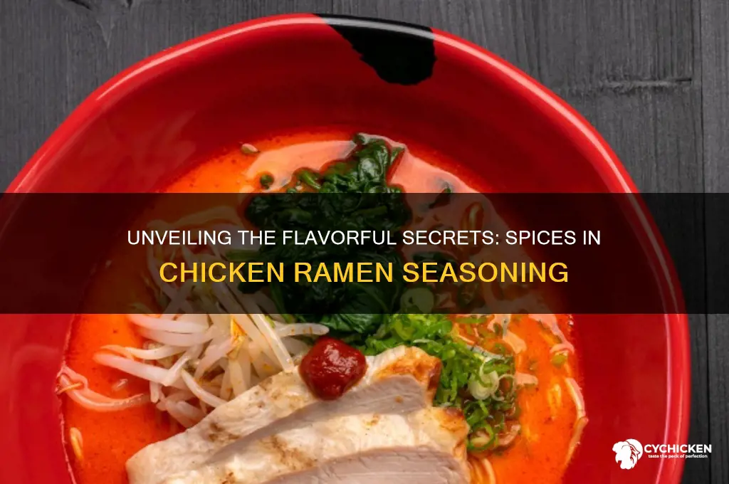 what spices are in chicken ramen seasoning