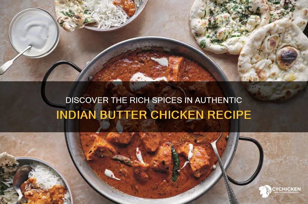 what spices are in indian butter chicken
