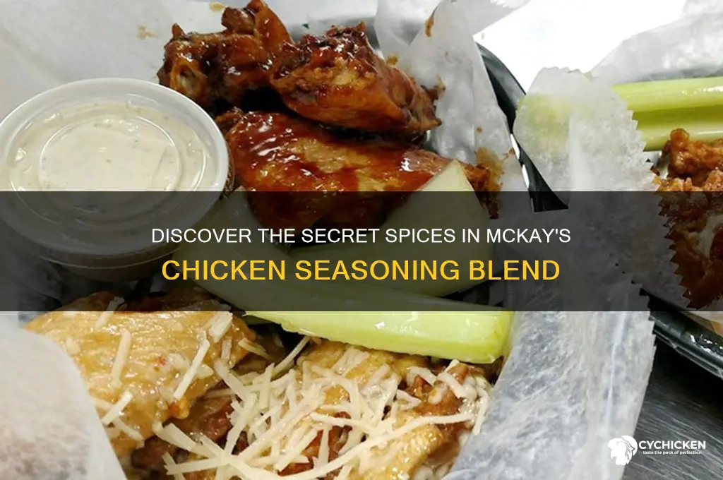 what spices are in mckays chicken seasoning