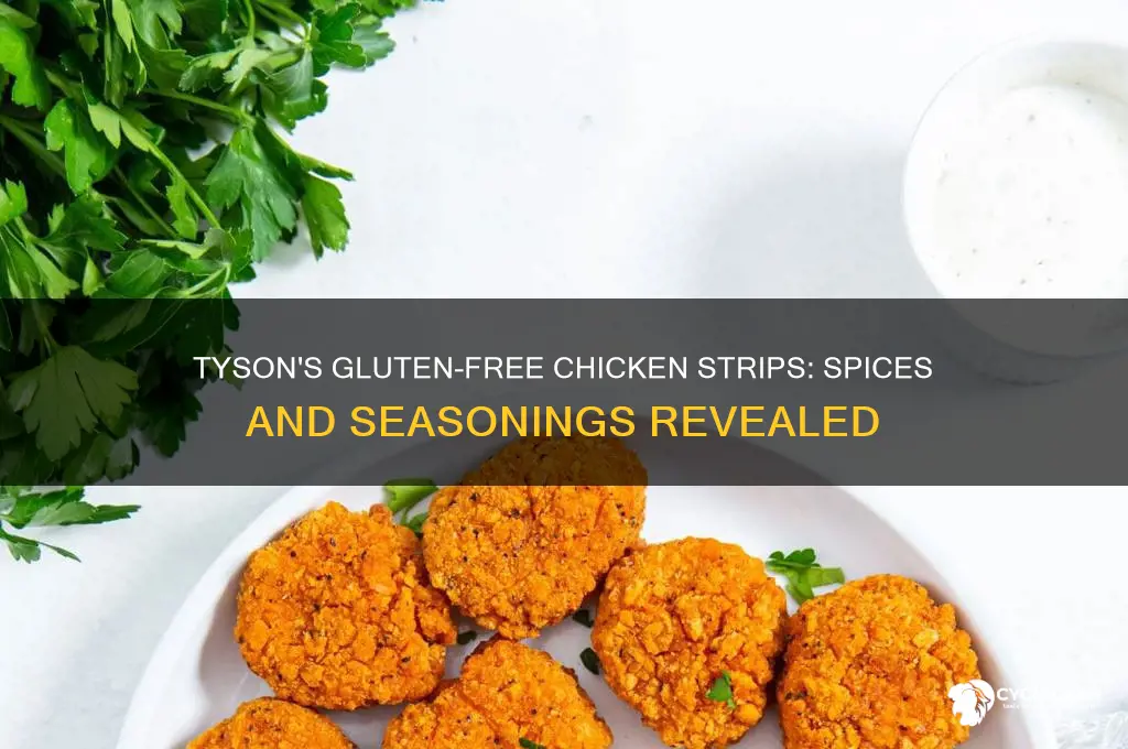 what spices are in tyson gluten free chicken strips