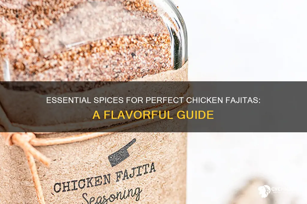 what spices do i need for chicken fajitas