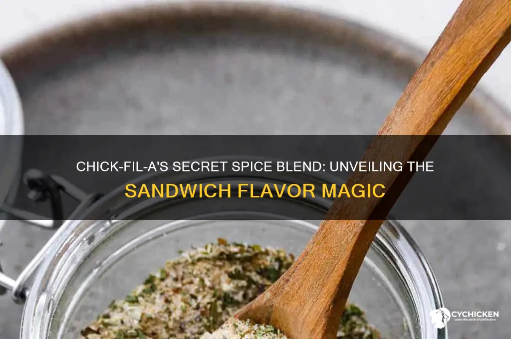 what spices do they put on chick-fil-a sandwiches