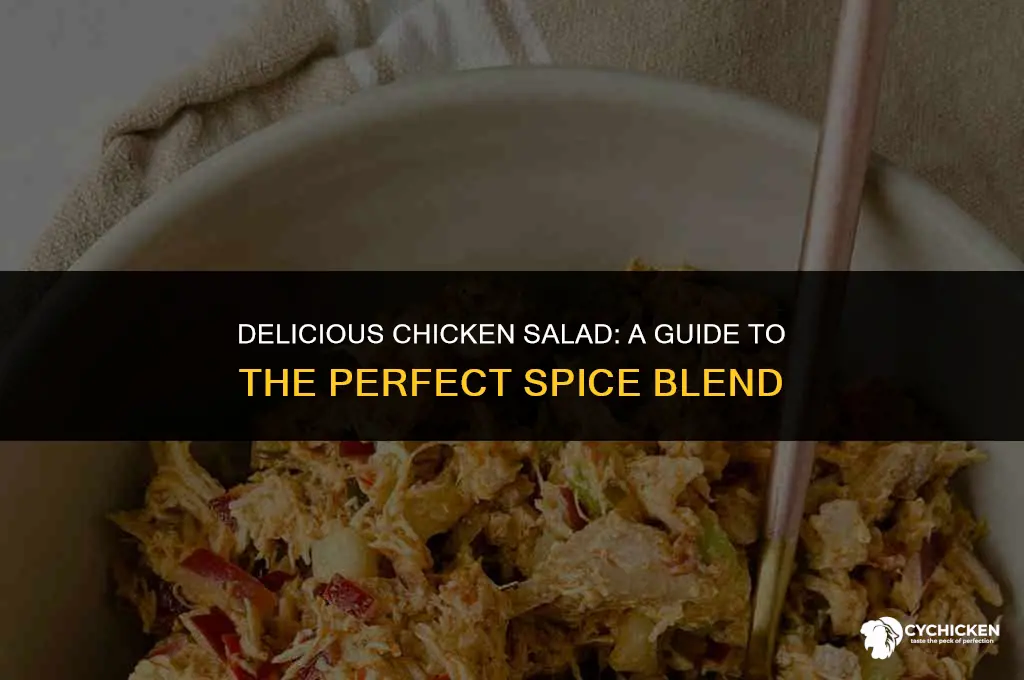 what spices go in chicken salad