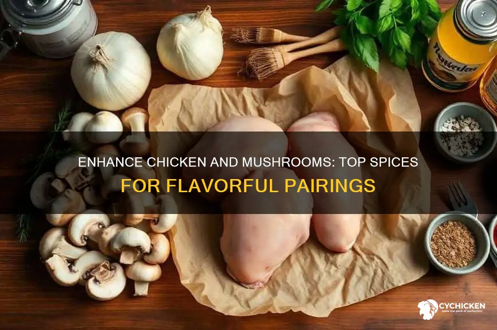 what spices go well with chicken and mushrooms
