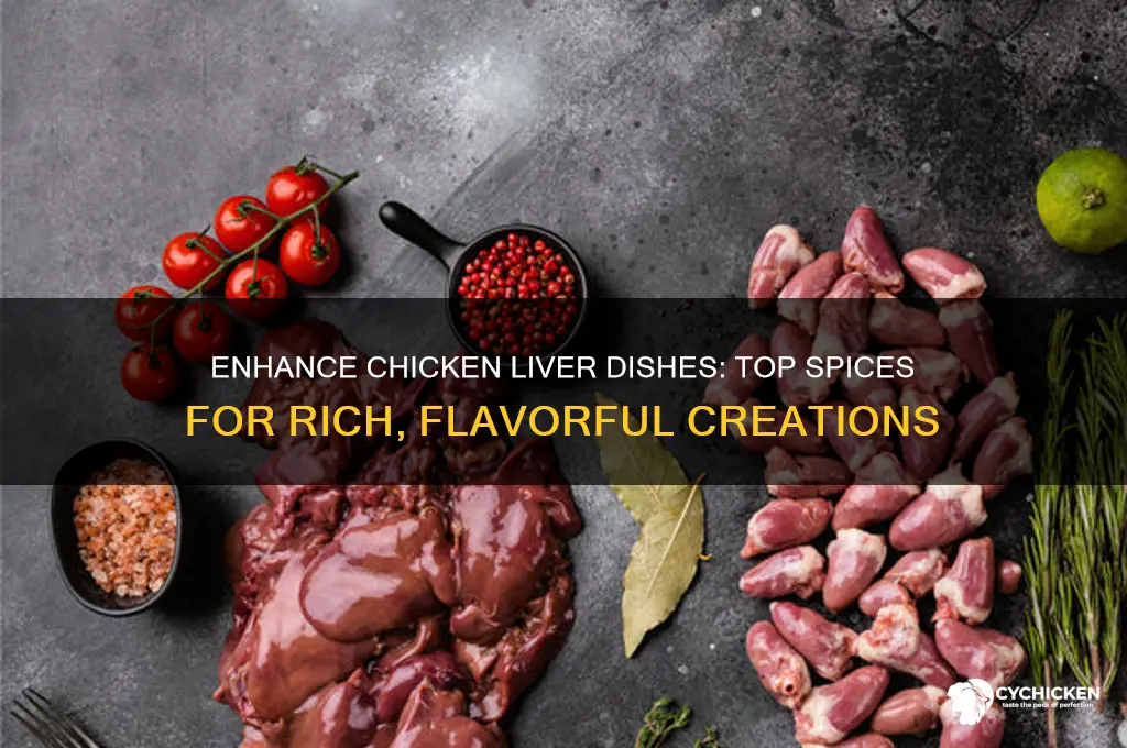 what spices go well with chicken liver