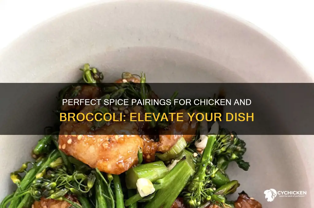 what spices go with chicken and broccoli