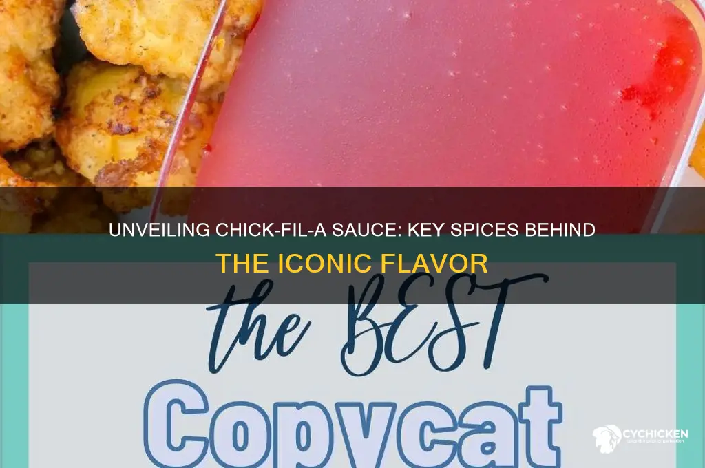 what spices make up chick fil a sauce