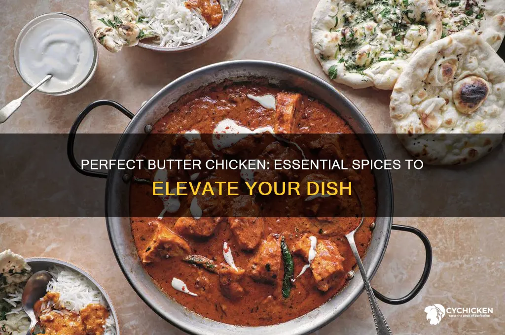 what spices to add to butter chicken