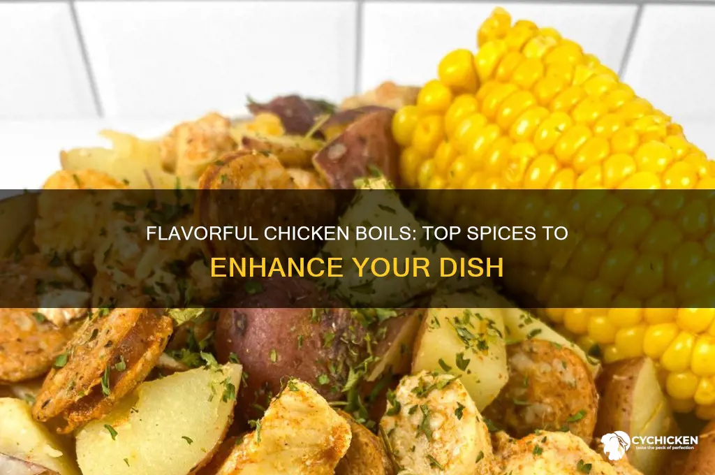 what spices to boil chicken in for flavor