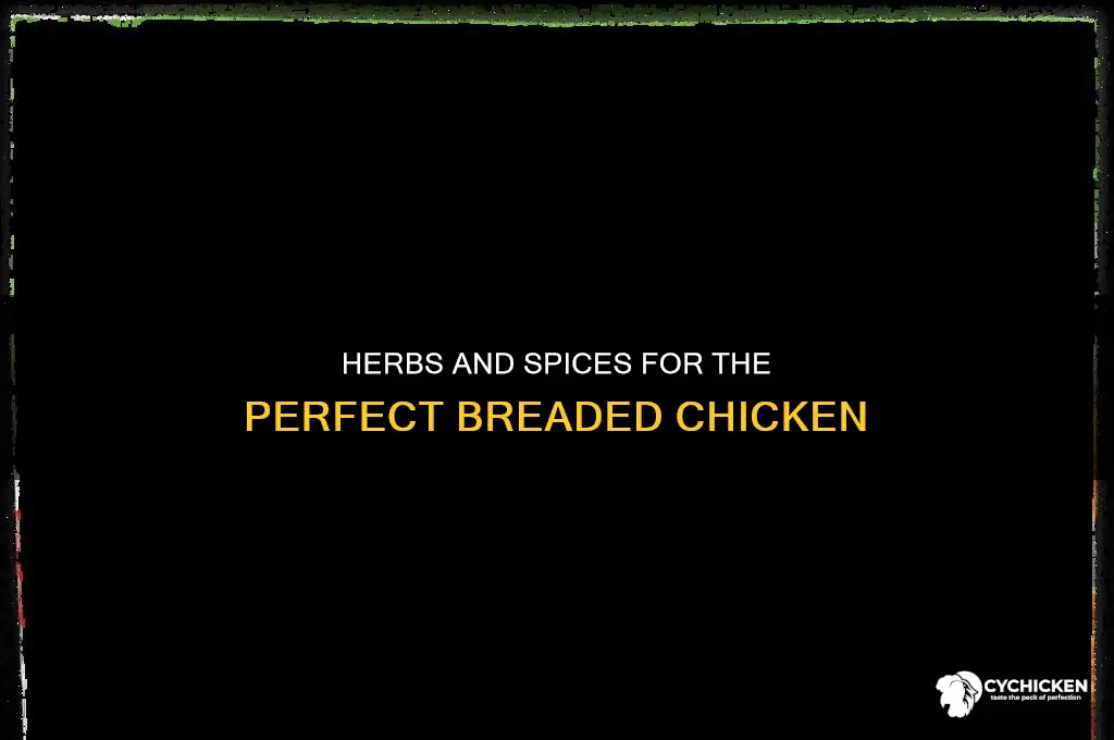 what spices to put in bread crumbs for chicken