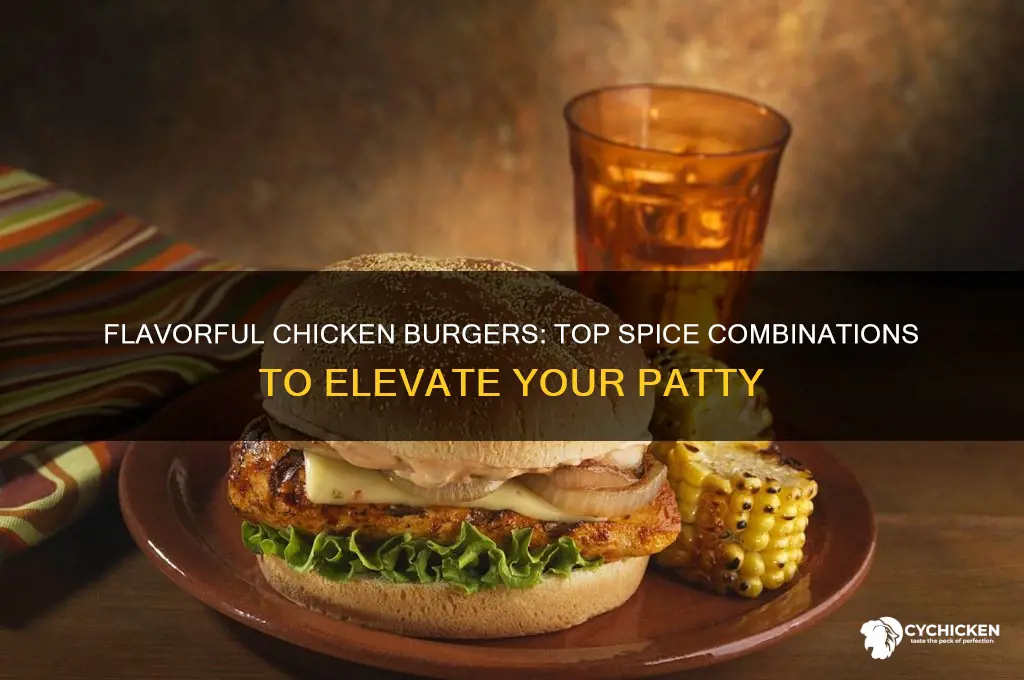 what spices to put in chicken burgers