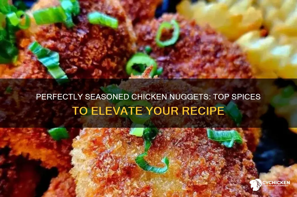 what spices to put in chicken nuggets