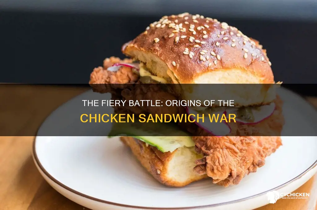 what started the chicken sandwich war