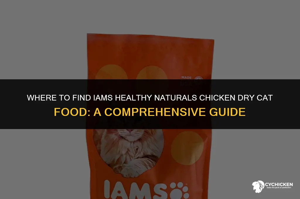 what stores carry iams healthy naturals chicken dry cat food