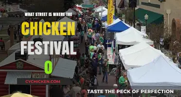 Discover the Street Hosting the Famous Chicken Festival Celebration